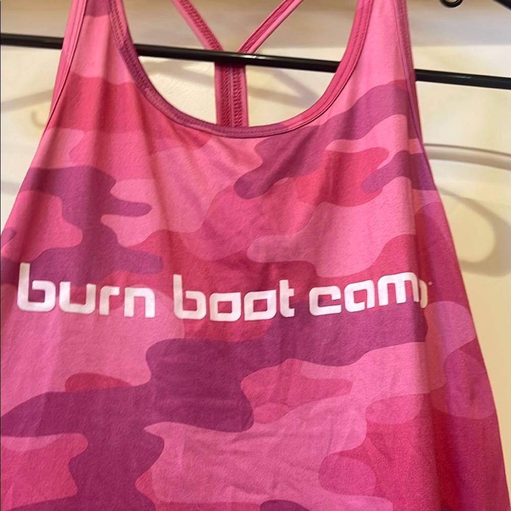 Pink Camo Burn Boot Camp Tank Top